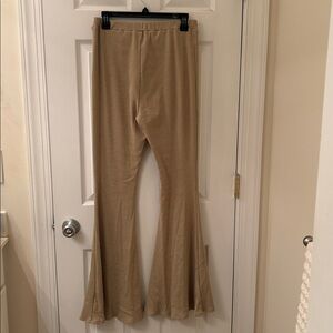 Princess Polly Ribbed Tan Pants